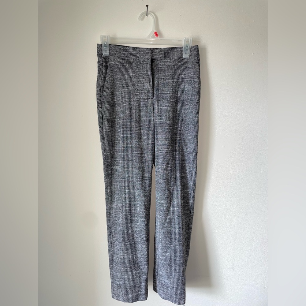 Gray Ankle Length Dress Pants